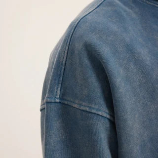 Evokes Jesus Christ Heavyweight Oversized Faded Hoodie