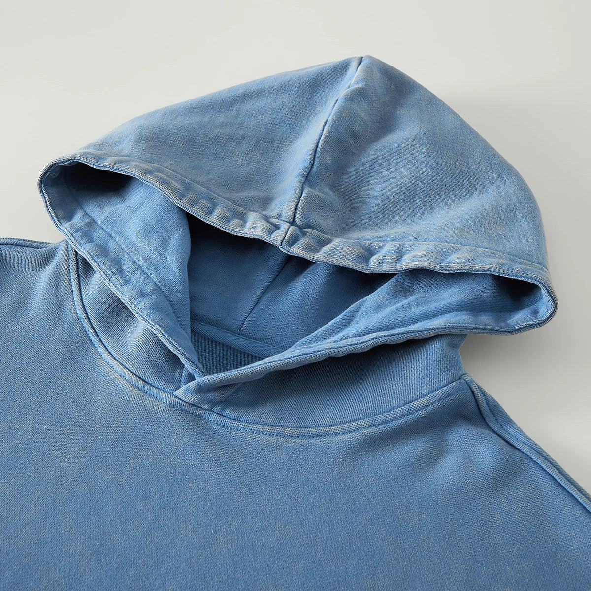 Evokes Virgin Mary Heavyweight Oversized Faded Hoodie