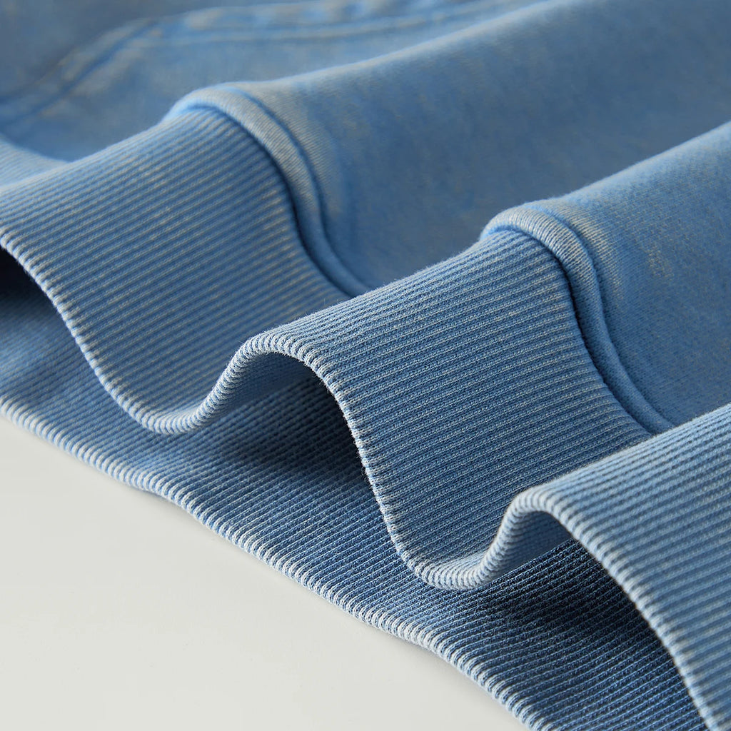 Evokes Jesus Christ Heavyweight Oversized Faded Hoodie